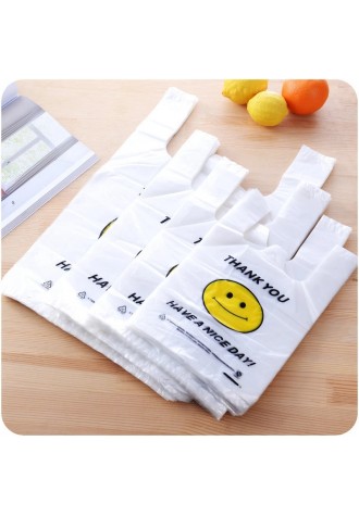 Carry Out Bags Smile Gift Plastic Bag