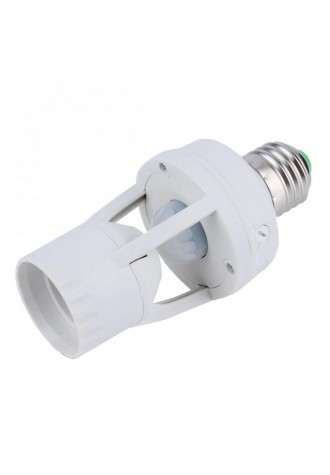 E27 Plug 360 Degree PIR Induction Infrared Motion Sensor Smart Light Bulb Socket Switch