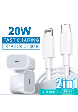 For Apple Original 20W Fast Charger For iPhone Pro Max Plus SE3